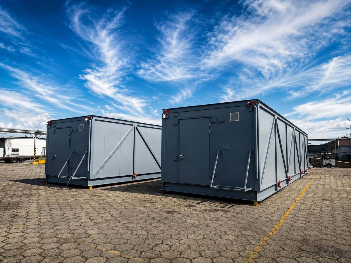 Großformatige technische Container sind bereit!